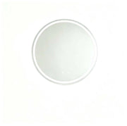 Specchio bagno luminoso rotondo 60x60 cm, vetro argentato antiappannamento, dimmerabile