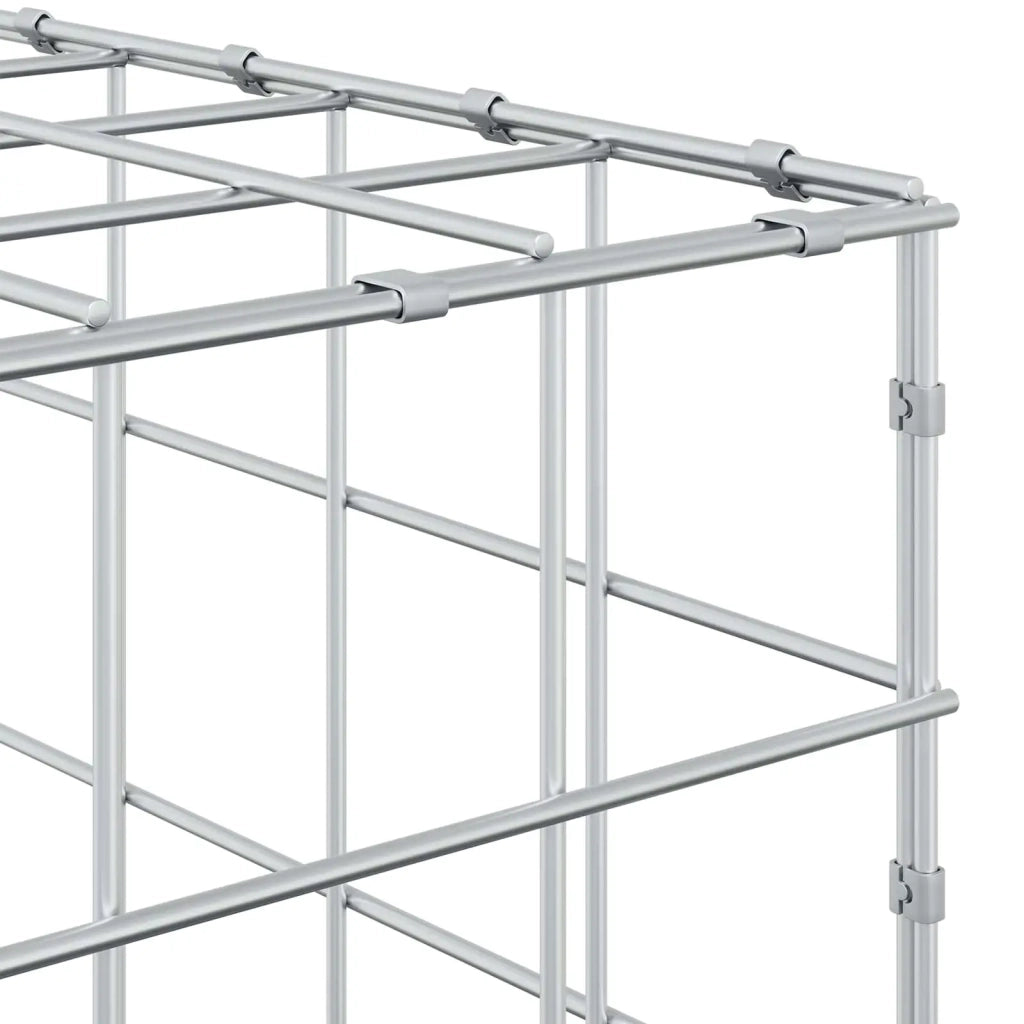 Gabione con Filo da 3,5 mm e Rete da 10x10 cm 650x20x200 cm 3463159