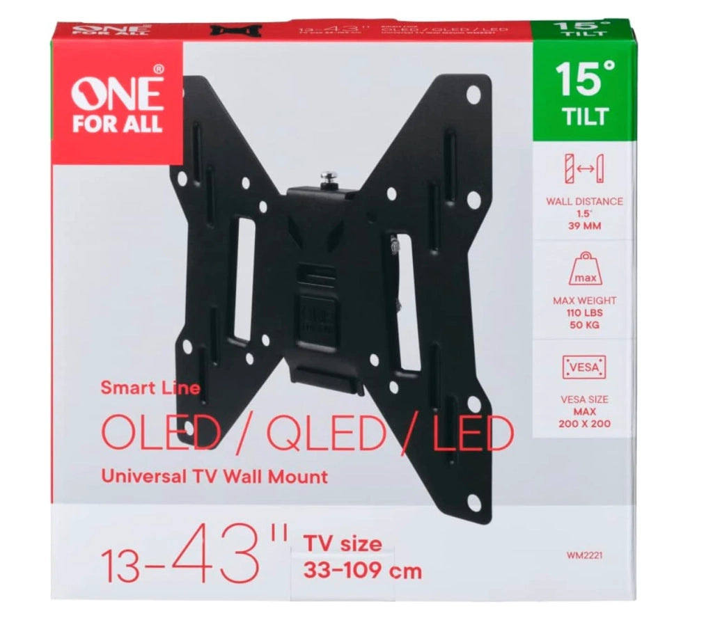 One For All TV BRACKET, SMART TILT, VESA 200