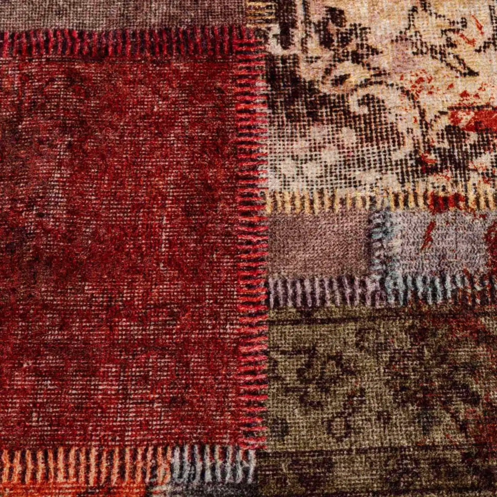 Runner Tappeto MARSA Multicolore 80 x 450 cm Poliestere e PVC 42023247