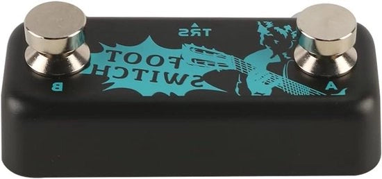 Effetto Pedale per Chitarra con Pads Antiscivolo e Reverb Digitale - Pedale per Chitarra con Due Pedali a Piedi