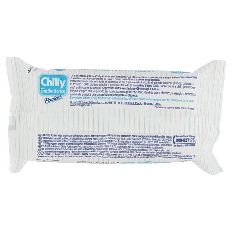 CHILLY SALVIETTE INTIME ANTIBATTERICHE