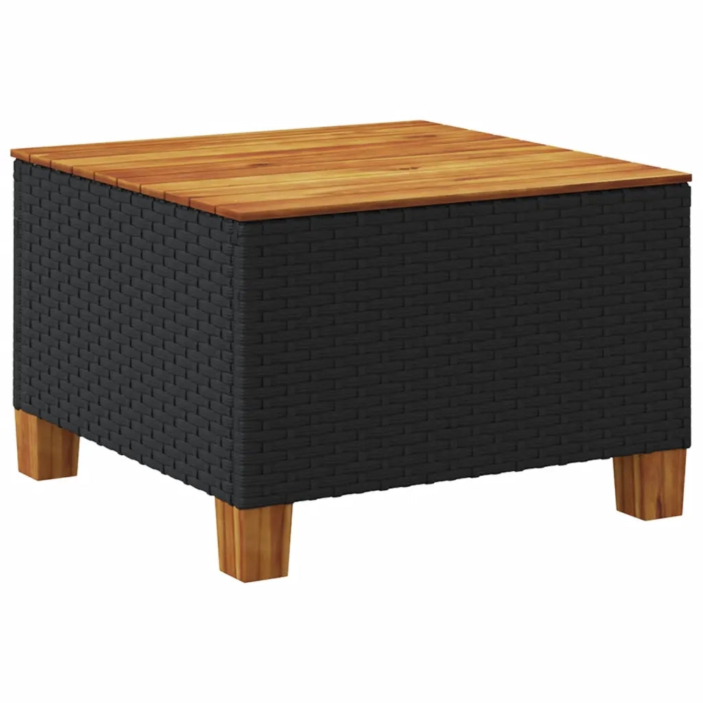 Set Divani da Giardino con Cuscini 7pz Nero Polyrattan 3261737