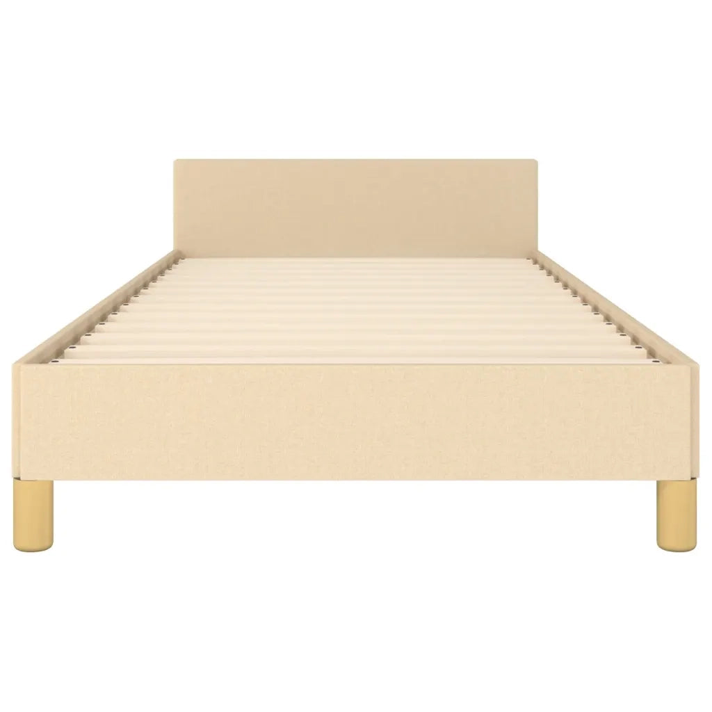 Giroletto senza Materasso Crema 90x200 cm in Tessuto 3124868
