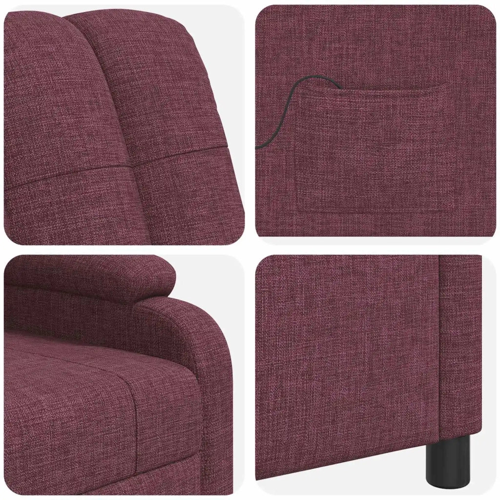 Poltrona Massaggiante Viola Tessuto 42034980