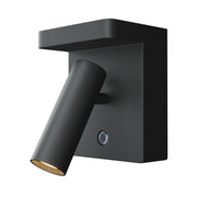 Maytoni Applique moderna Aron 1 luce LED integrato nero alluminio