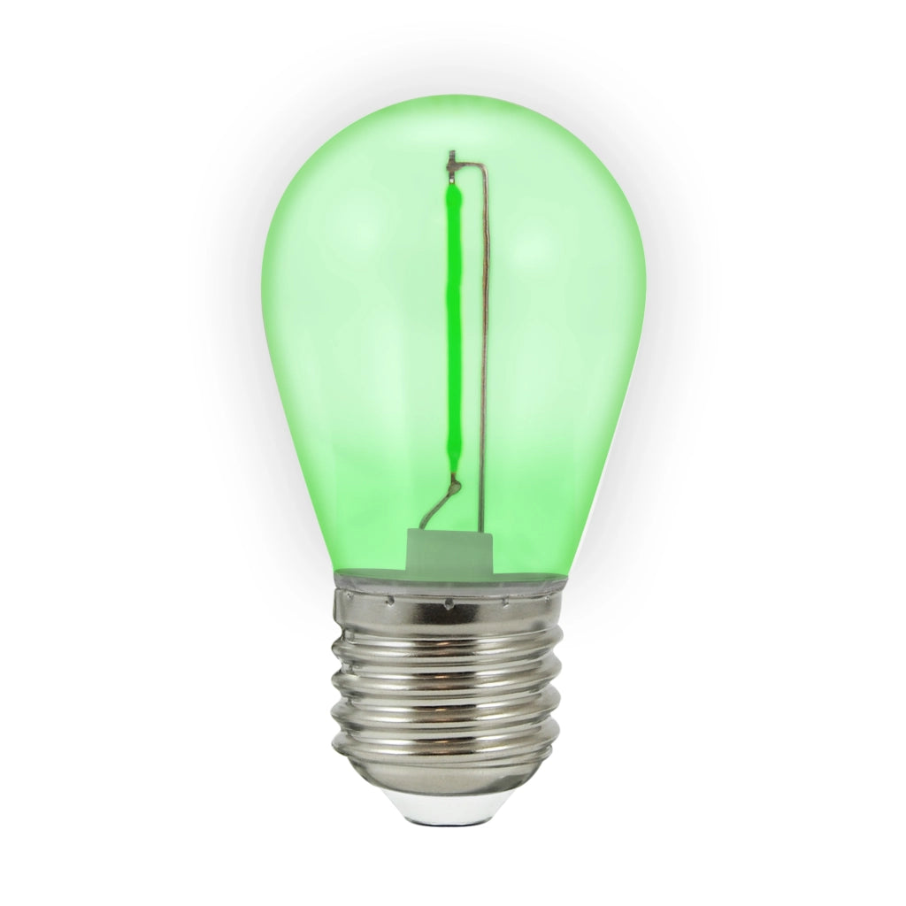 Polux PARTY 2 Lampadine LED COB Neon 36V E27 verdi