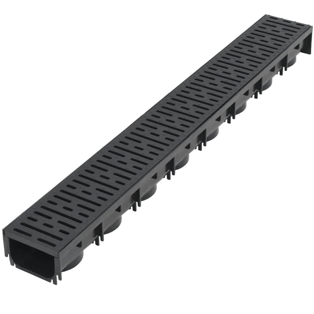 Canali di drenaggio 12 pz Plastica 12 m 02_0002989