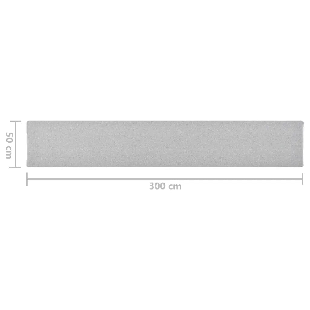 Tappeto Corsia Grigio Chiaro 50x300 cm 326992