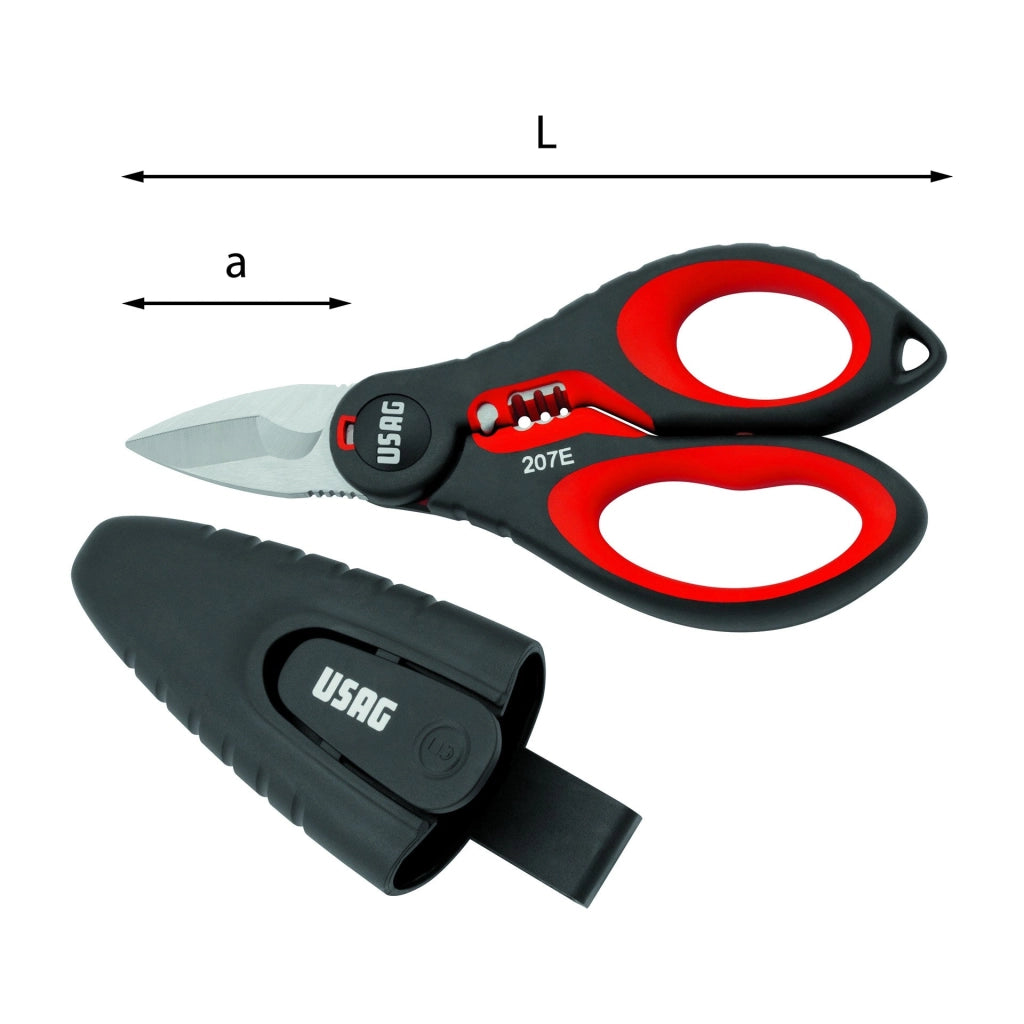 FORBICE PROFESSIONALE PER ELETTRICISTI USAG 207E - U02070006