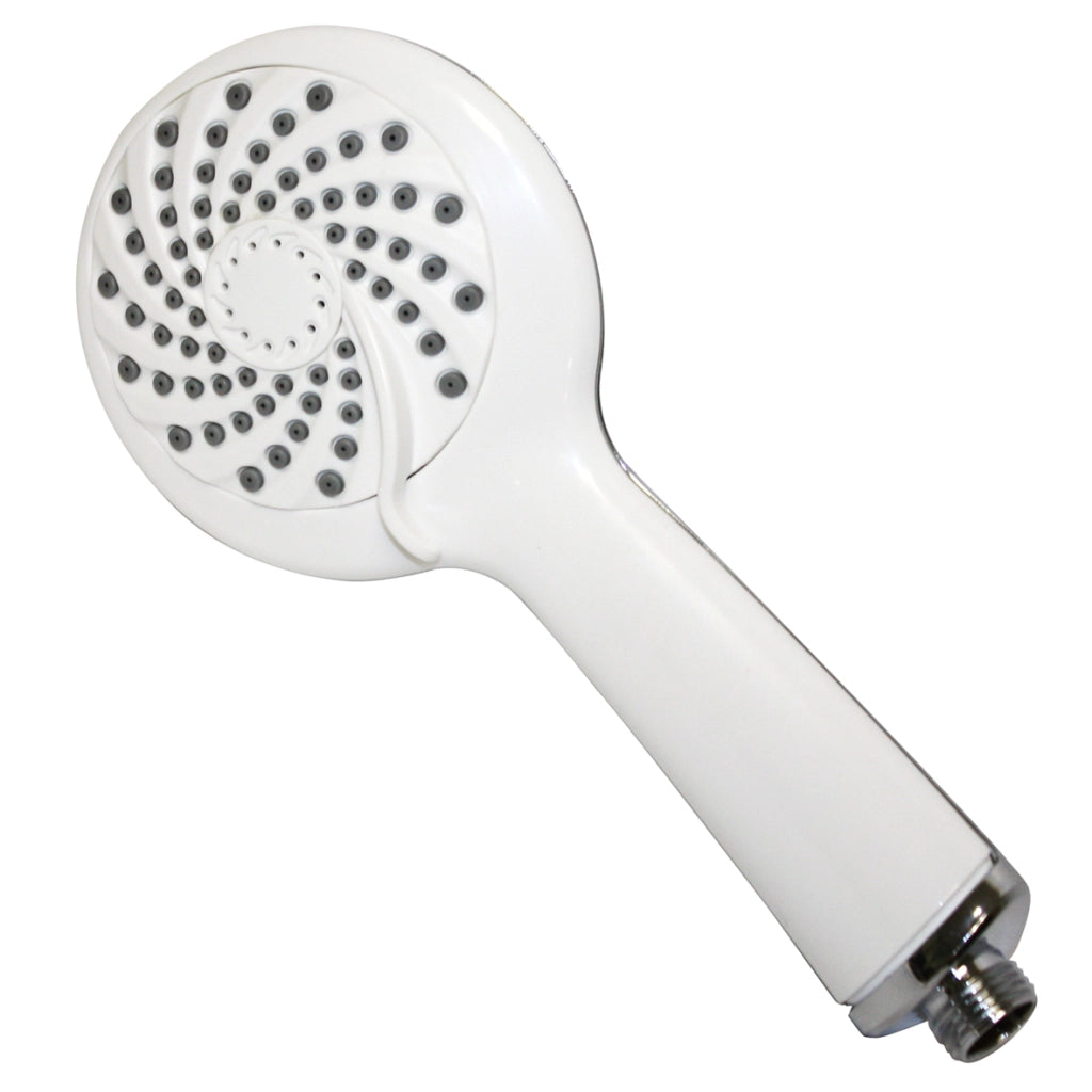 Doccetta 3 Getti Abs Tond.Cromato/Bianco