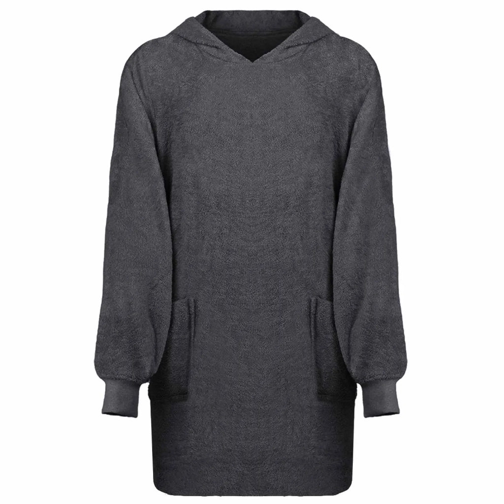 Felpa coperta KINN Antracite L Cotone 4100895