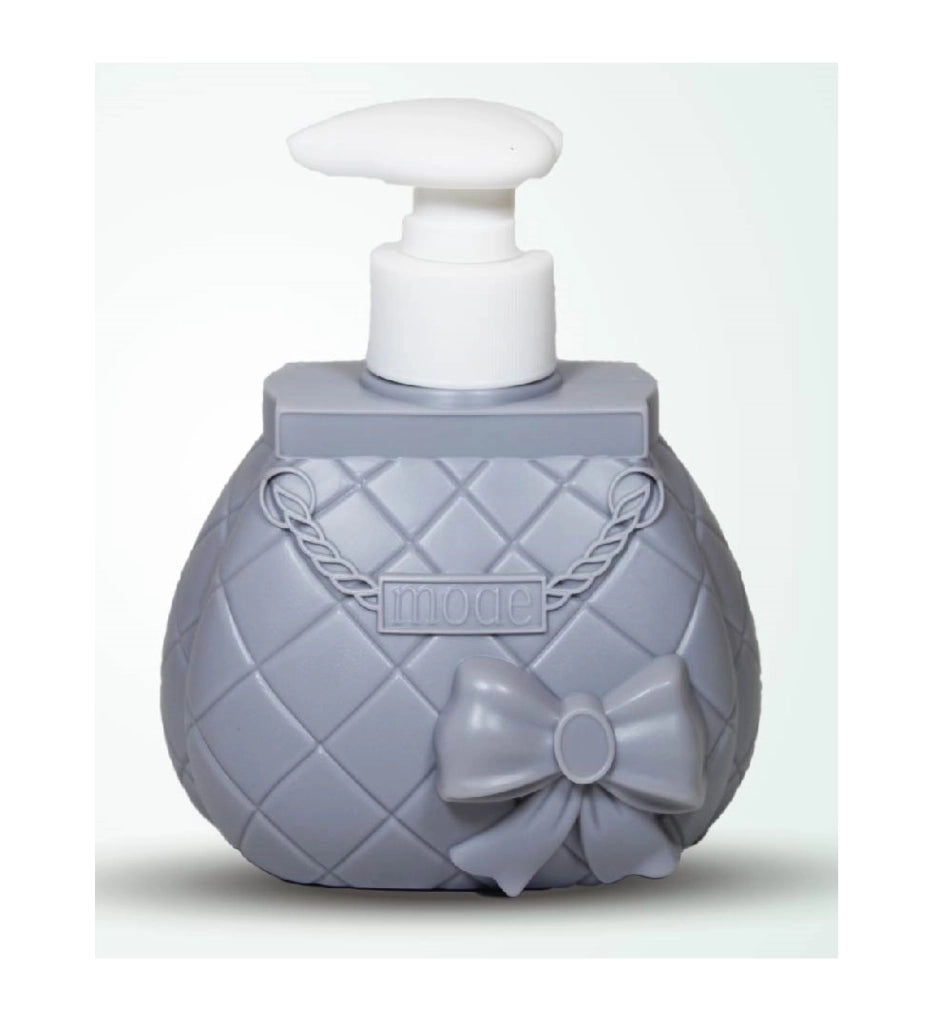 Dispenser Sapone Accessorio Bagno in Plastica Grigio