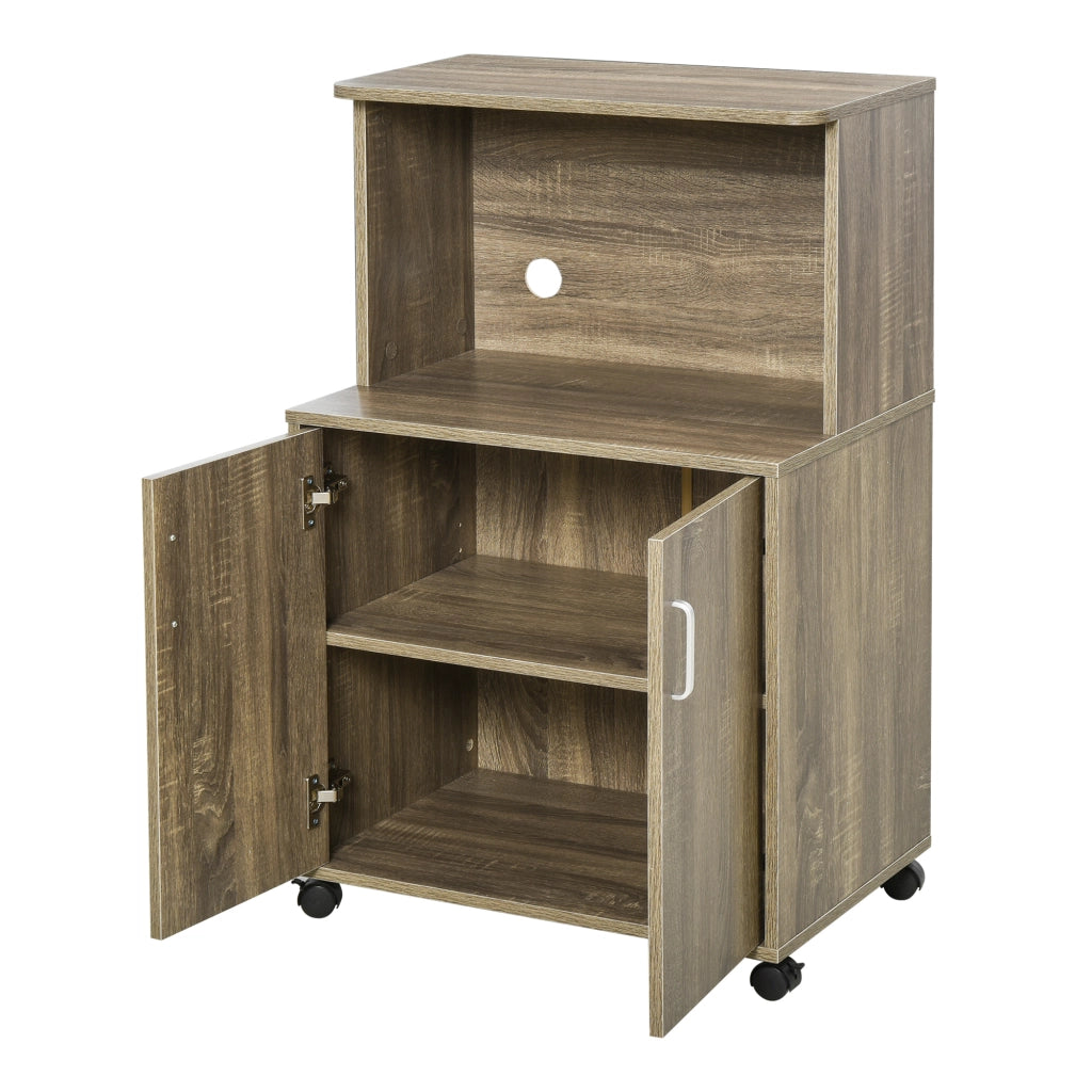 Mobile Cucina Multiuso con Ripiano ¨C Minimal ¨C Grigio 60.4x40.3x97cm