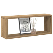Mensole Parete a Cubo 2 pz Artigianale 30x15x30 cm Truciolato 856589