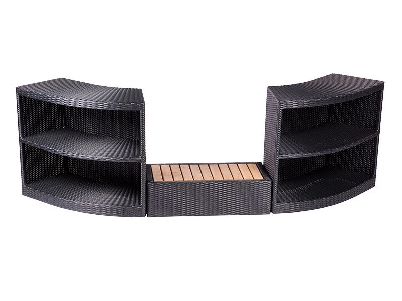 Mobili in rattan per vasche idromassaggio gonfiabili Deluxe (ottagono)