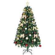 Albero di Natale 180 cm con Luci LED ¨C Minimal ¨C Bianco Caldo Verde