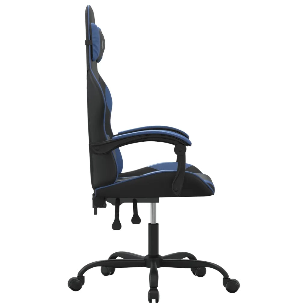 Sedia da Gaming Nera e Blu in Similpelle 3143866