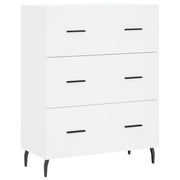 Buffet credenza cassettiera armadio mobile contenitore organizer per cucina soggiorno salotto 69,5 x 34 x 90 cm legno ingegnerizzato bianco 02_0030473