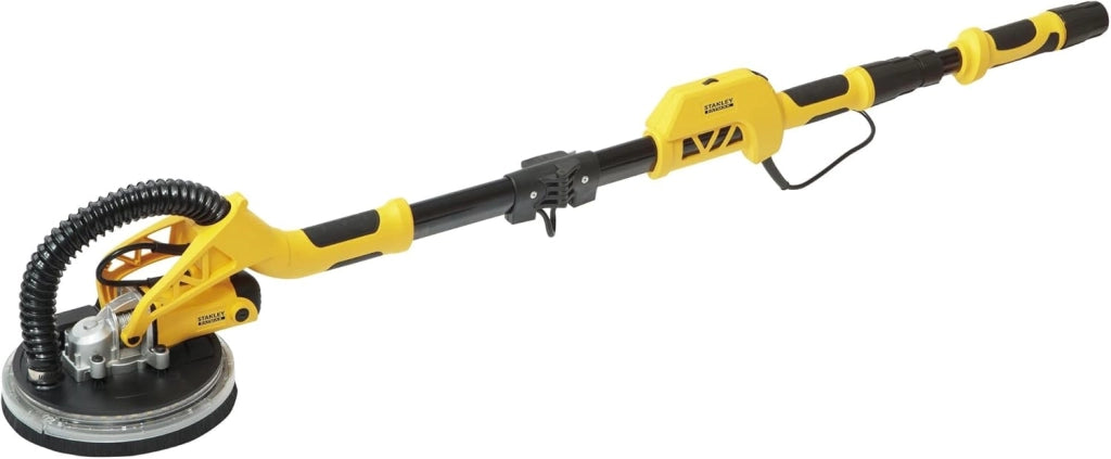 Levigatrice da muro Stanley FATMAX SFMEE500S 750W 225mm – Giraffa telescopica per cartongesso con LED e aspirazione polveri