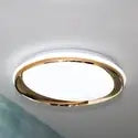 Plafoniera 3 step dorata LED CCT 46W resa 360W lampada dimmerabile luce soffitto