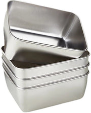 Set di 6 contenitori in acciaio inossidabile per conservazione alimentare, contenitori per picnic, contenitori per conservazione in frigorifero, set di piatti e contenitori a chiusura ermetica per frutta.