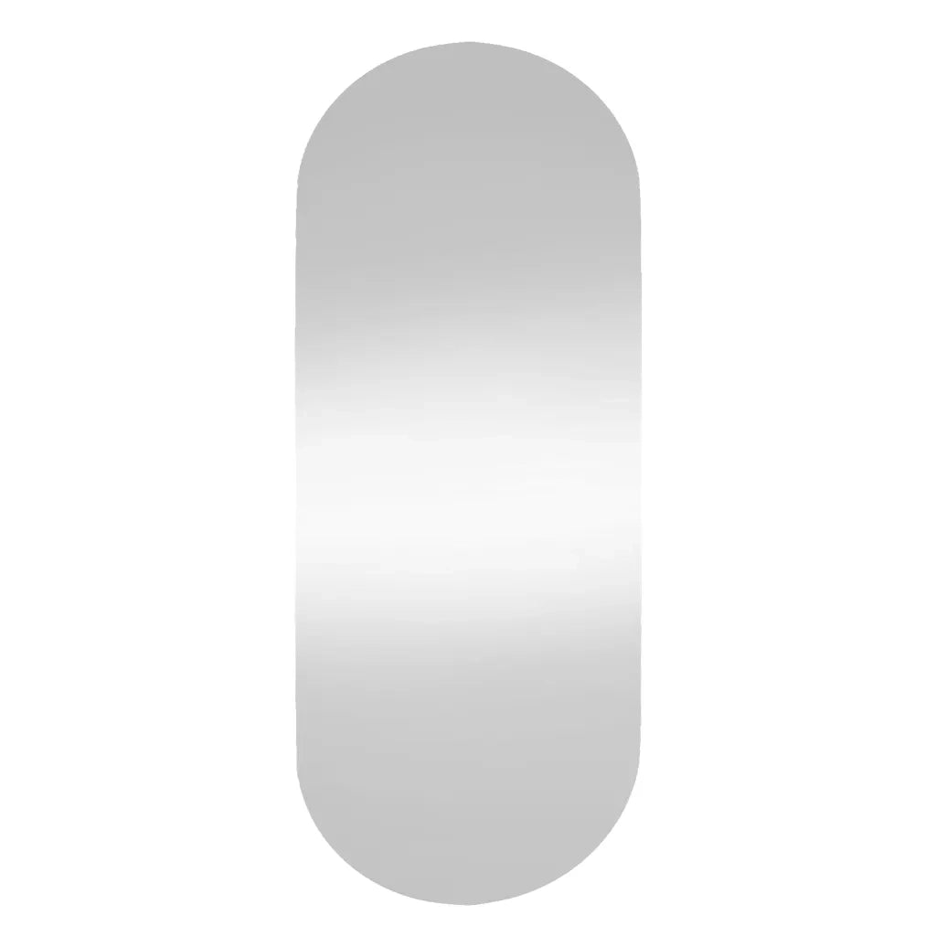 Specchio da Parete 30x70 cm Vetro Ovale 350455