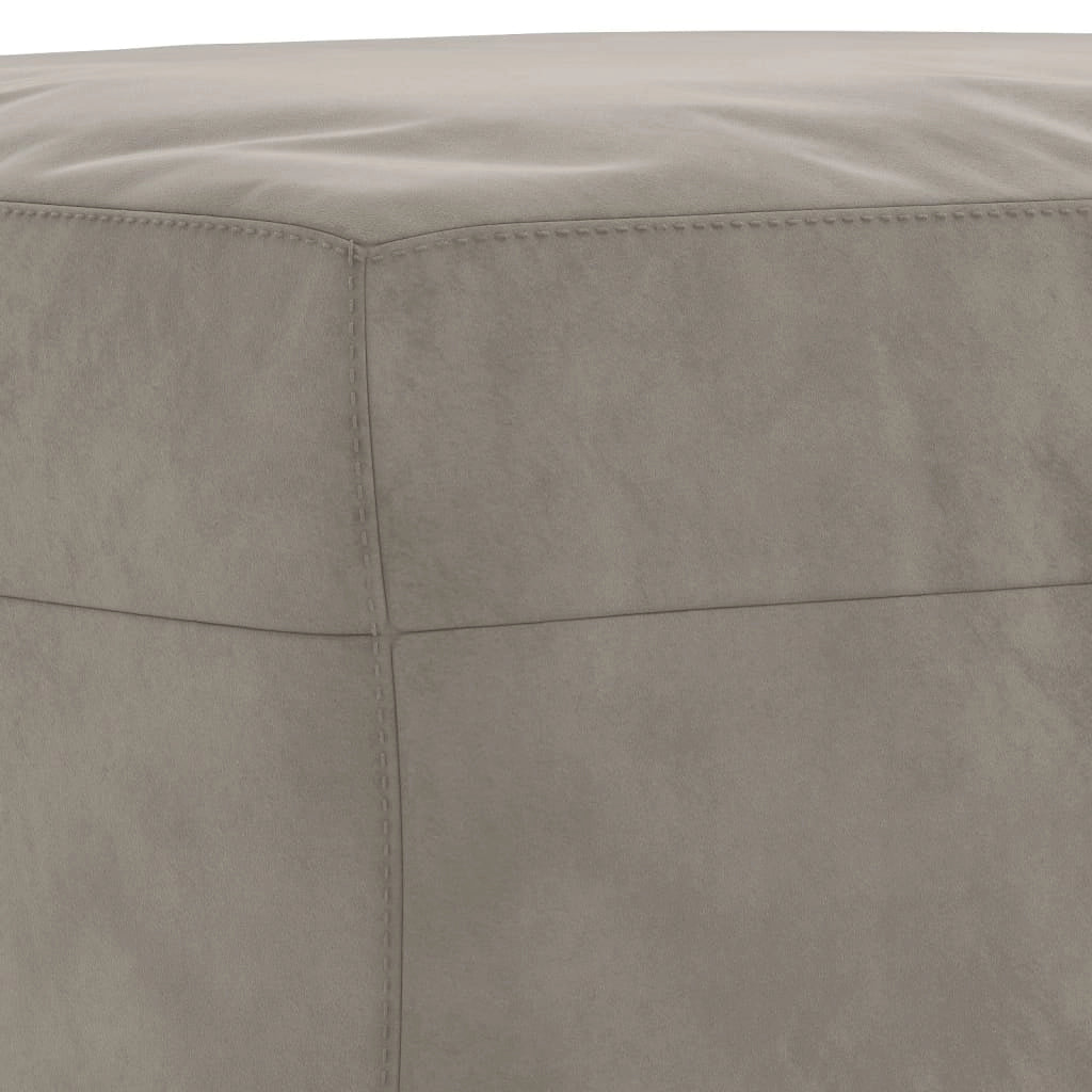 Panca 70 x 35 x 41 cm velluto grigio chiaro 02_0010524