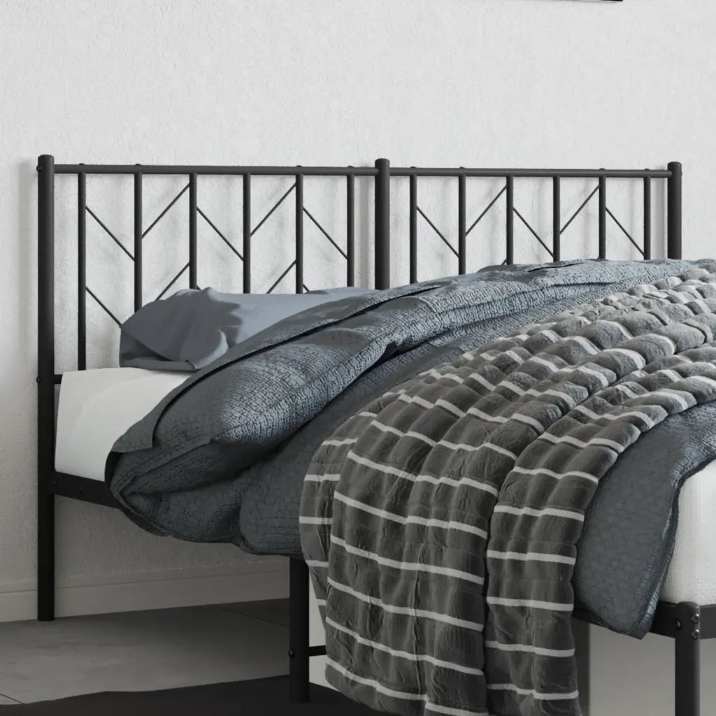 Testiera | Testata di Ricambio in Metallo Nero 150 cm