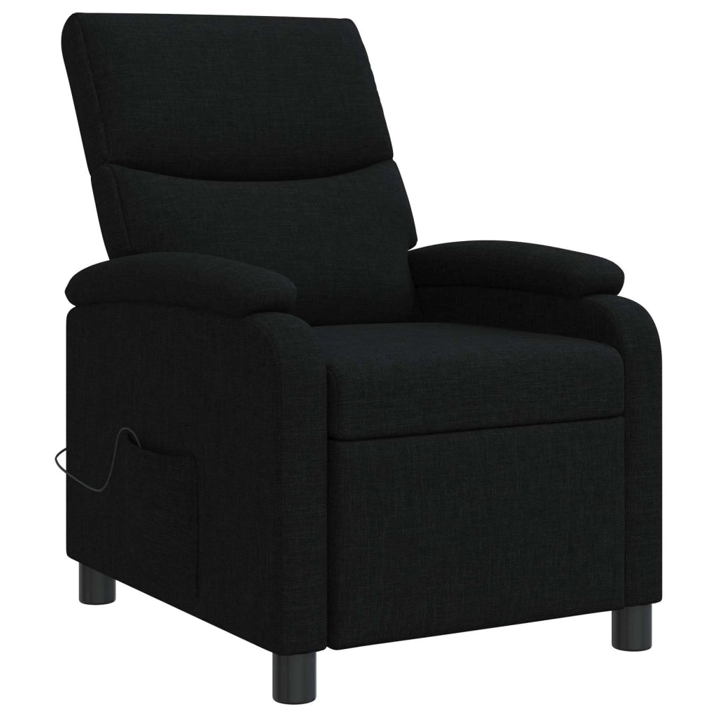 Poltrona Massaggiante Nero Tessuto 42035011