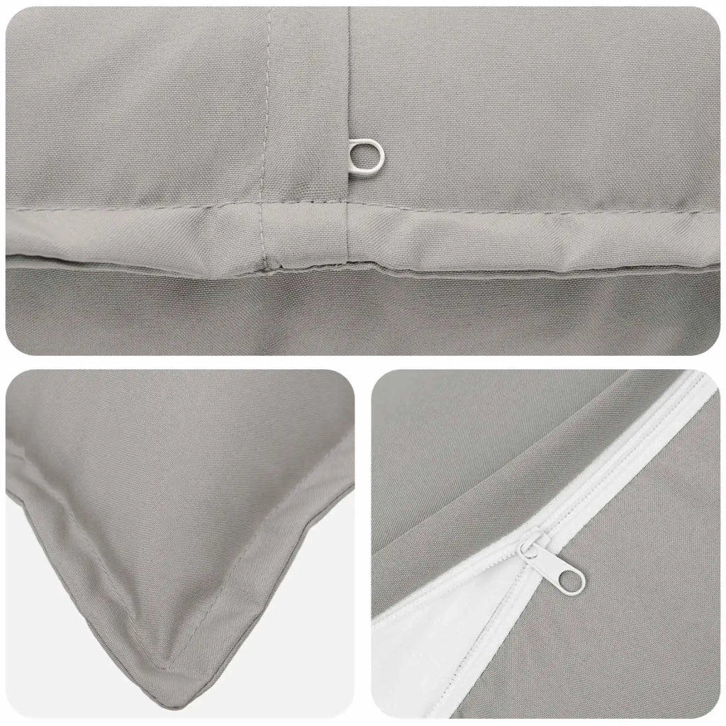 Federa 2 pcs HOUTEN Grigio 80 x 80 cm Poliestere 921723