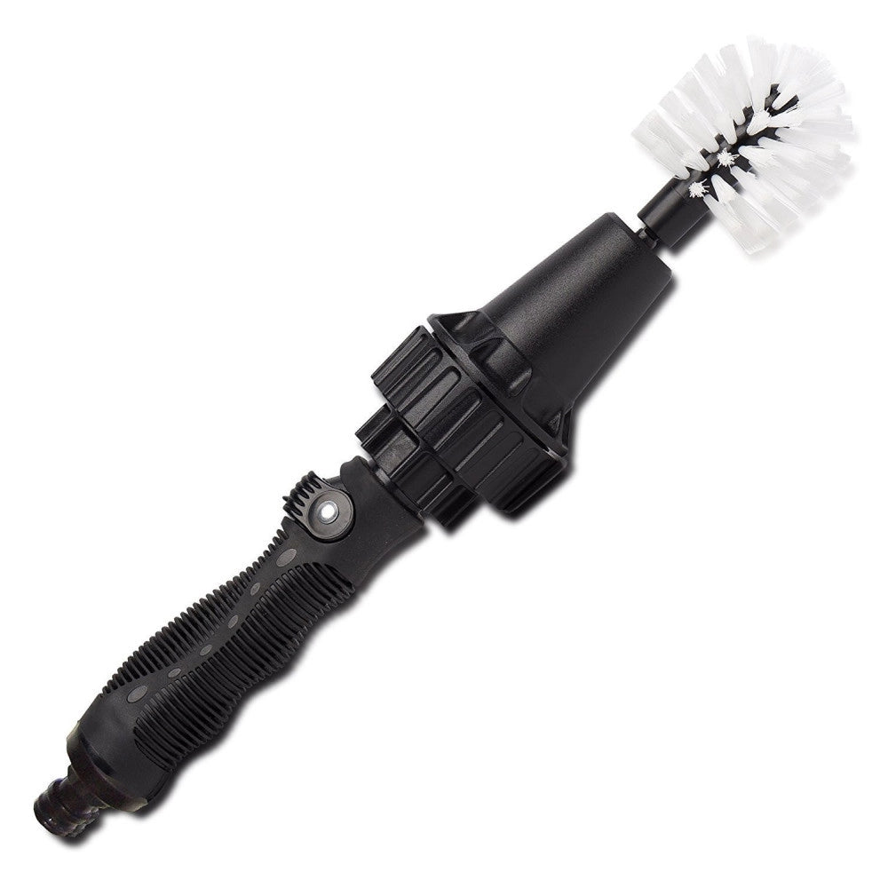 Trade Shop - Spazzola Rotante Acqua Pulisci Moto Auto Bicicletta Lavaggio Cerchioni Brushhero -