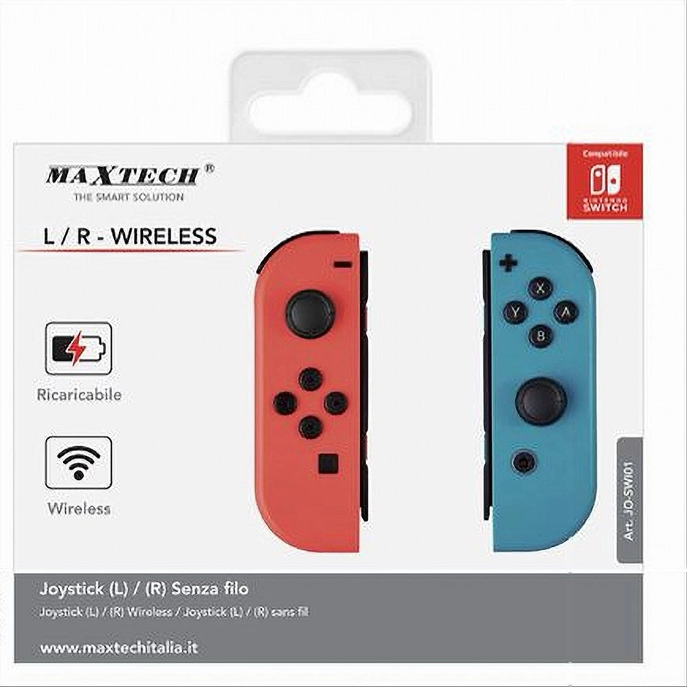 Trade Shop - Joystick Wireless Bluetooth Ricaricabile Joy-con Sx & Dx Gamepad Switch Jo-swi01 -