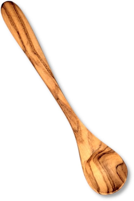 Lepel in Olijfhout - 14 cm - Telescopico per Caffè - Piccola Cucchiaia - Cucchiaio per Tè - Cucchiaio per Caffè - di Alta Qualità e Sostenibile