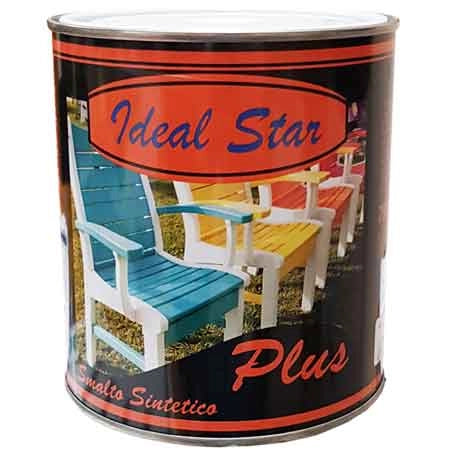 SMALTINO 'PLUS' IDEAL STAR 0,125 lt - Grigio RAL 7001 - IDEAL STAR