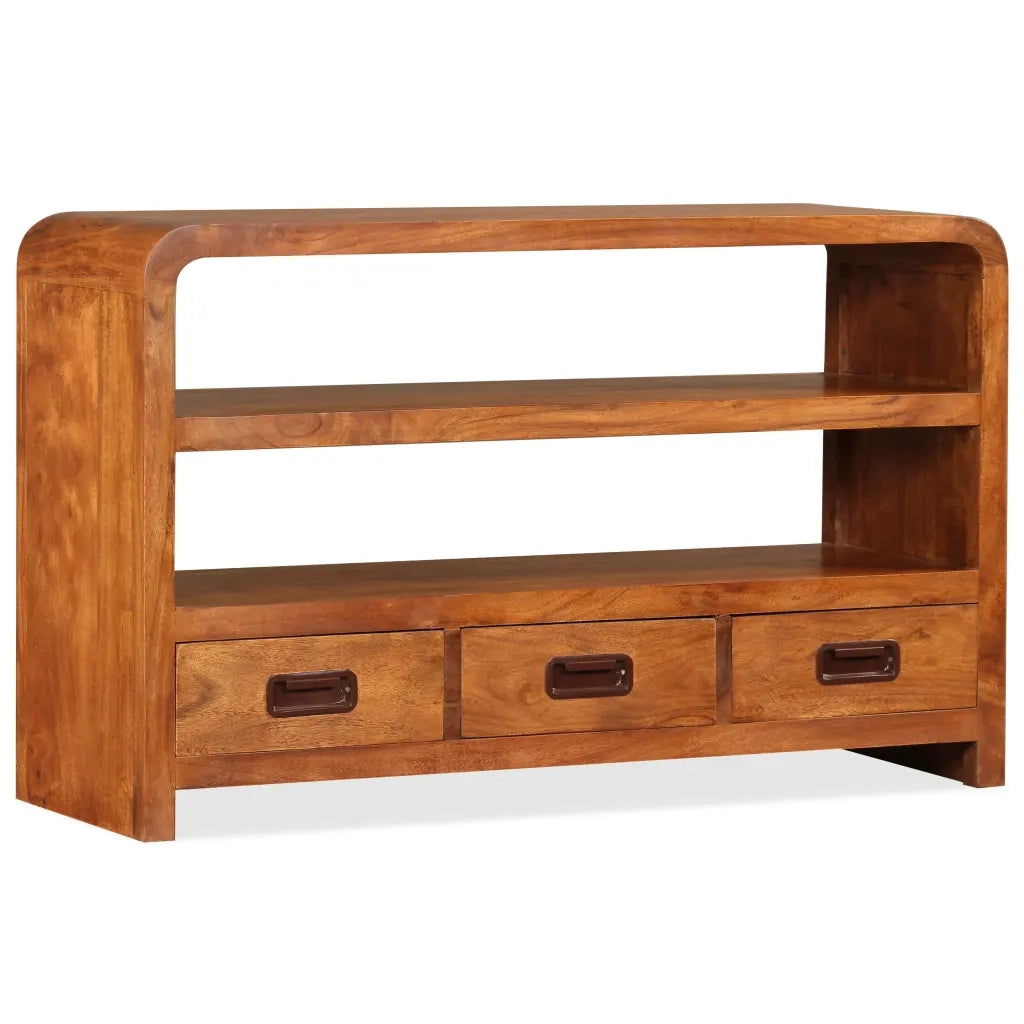 Mobile TV | Armadietto TV | Mobile Porta TV in Legno Massello di Acacia 90x30x55 cm