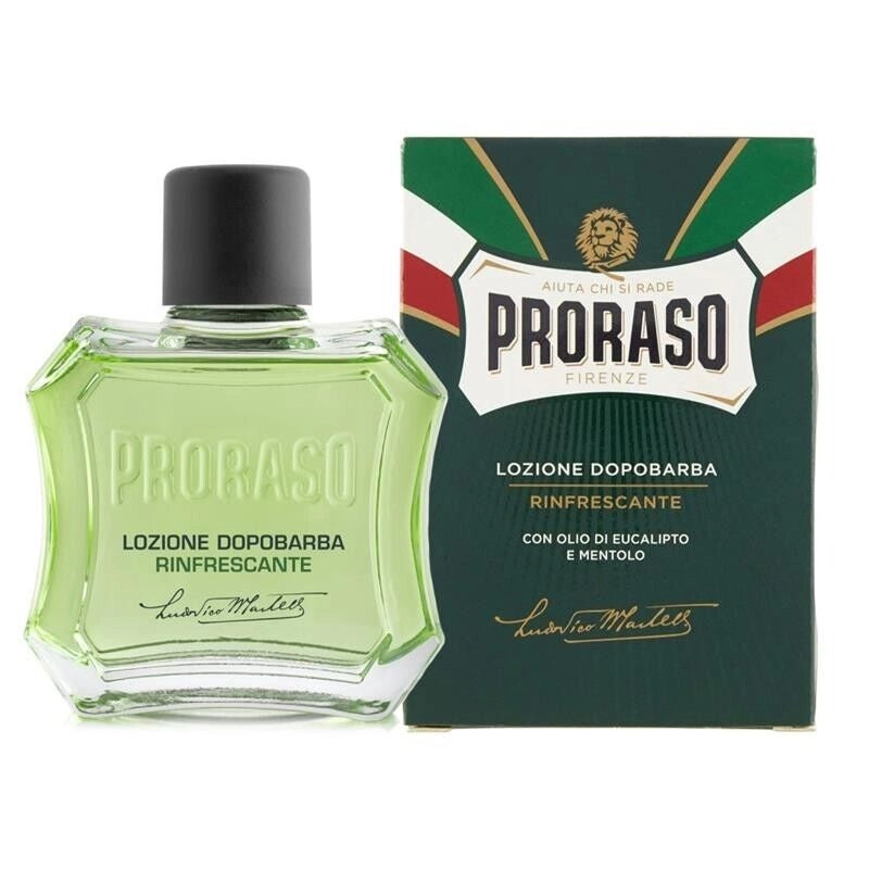 DOPOBARBA PRORASO SET 3 PZ X 100ML RINFRESCANTE CON OLIO DI EUCALIPTO E MENTOLO