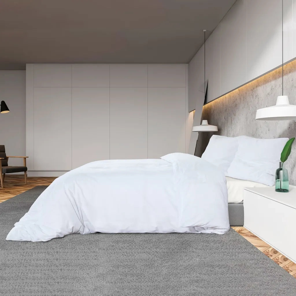 Set Copripiumino Bianco 135x200 cm in Cotone 136165