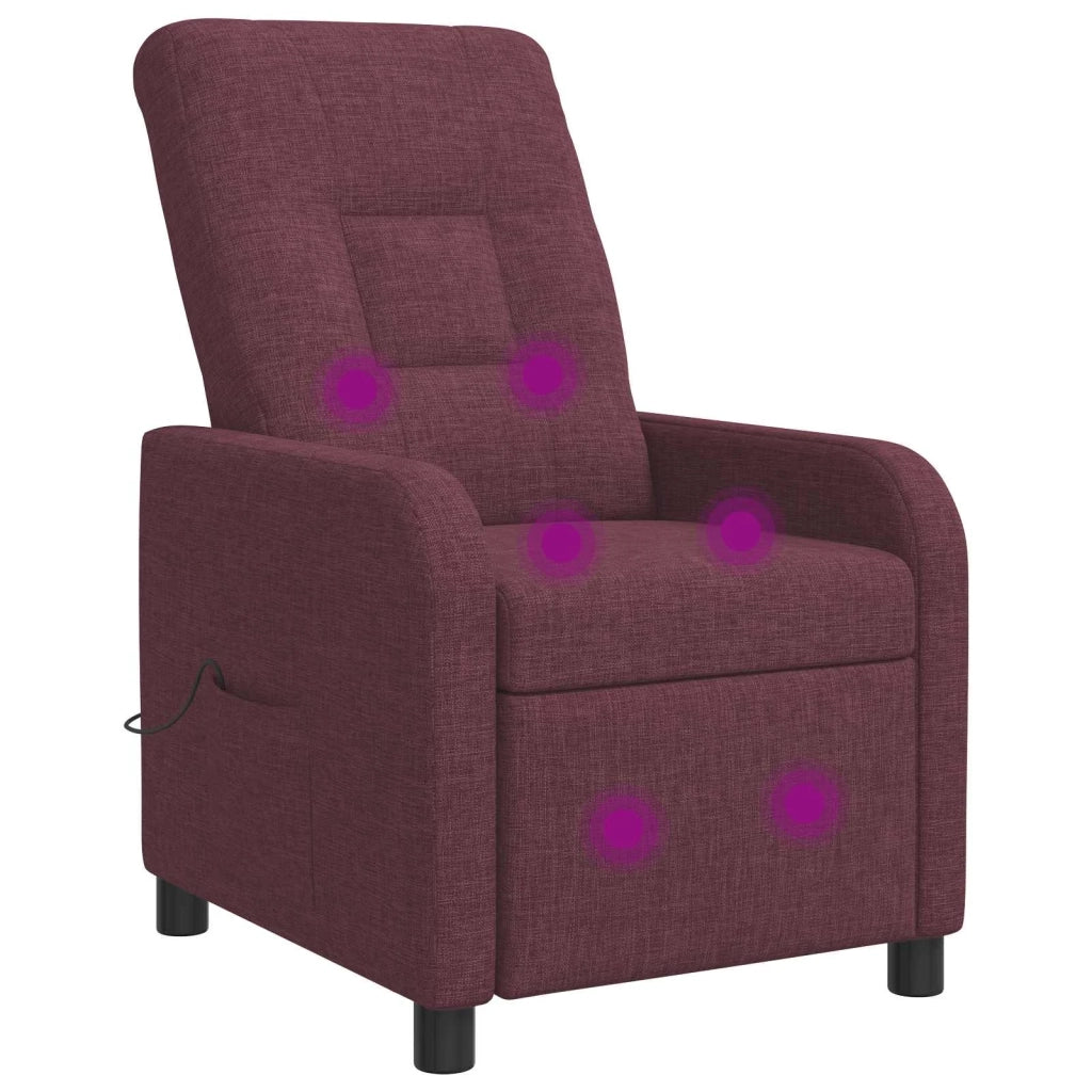 Poltrona Massaggiante Viola Tessuto 42035044