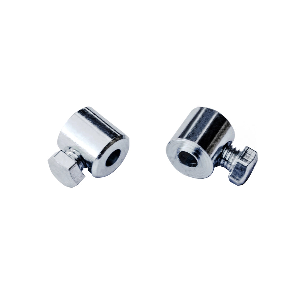 Morsetto serracavi Ã˜ 4 mm. in ferro zincato con vite laterale 4 pz.
