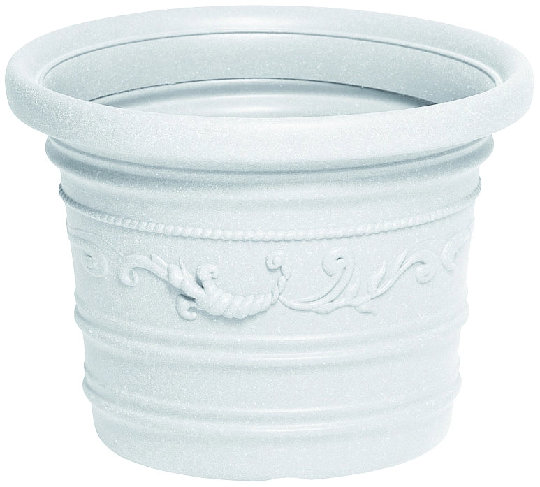 VASO TONDO FESTONATO PRESTIGE Col. Bianco Ø cm. 60