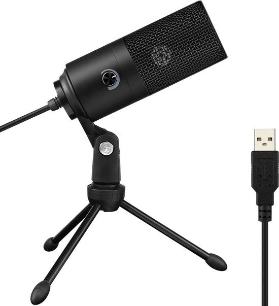 Microfono USB per Laptop e Computer - Microfono Studio - Microfono per Giochi