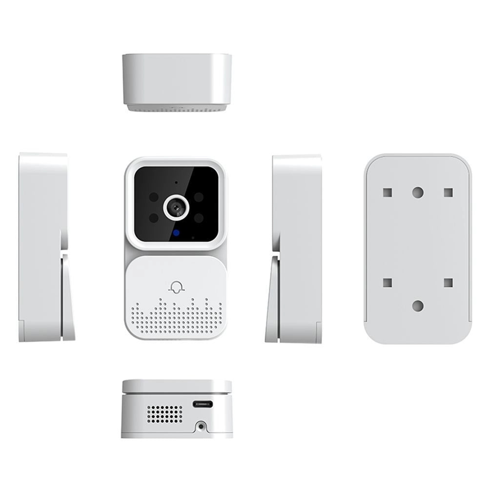 Trade Shop - Campanello Video Hd Visione Notturna Wireless Citofono Videocitofono Smart -