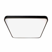 Plafoniera LED Milagro Fabio quadrata 37cm 23W nera