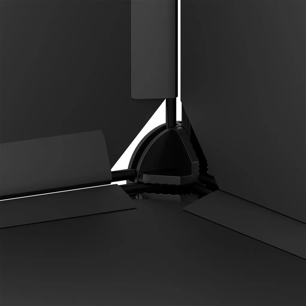 Scarpiera Nera 44x32x174 cm in PP 340560