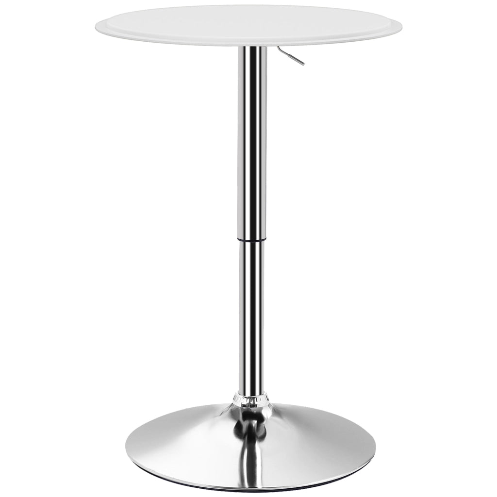 Tavolo da Bar ¨C Minimal ¨C Bianco, Metallo, 63x67-93 cm