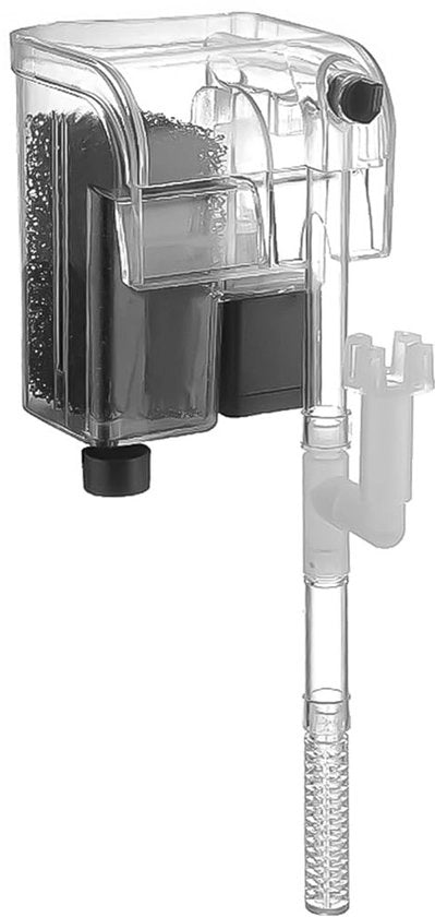 Filtro ad alta efficienza per acquario - Filtro esterno - Pomp di ossigeno - Capacità di flusso 250L/h - Potenza 3W - Filtro a sospensione