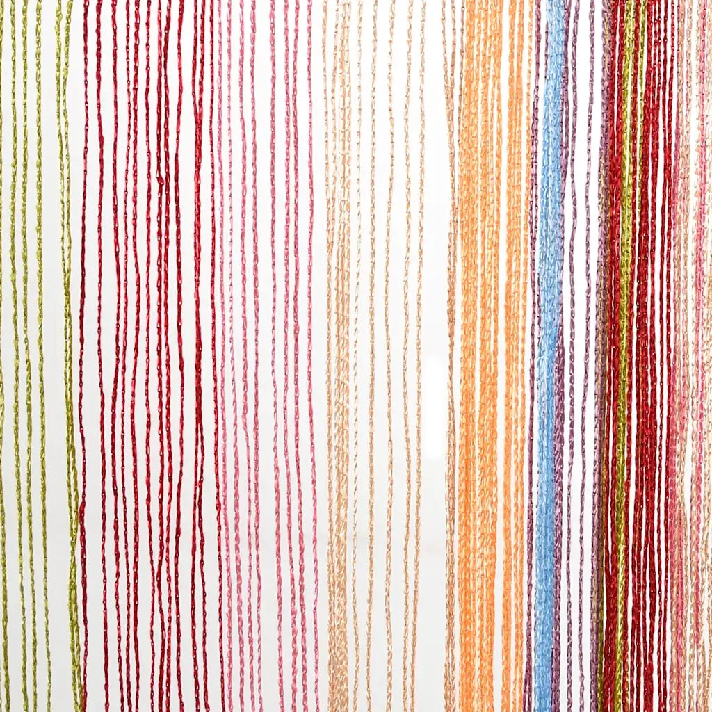 Tende a Filo 2 pz Multicolore 140x250 cm
