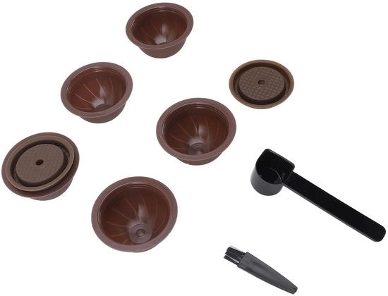 Kit di capsule per caffè riciclabile - Capsule kit - Lavabile - Facile - Efficiente - Risparmia tempo - Capsule per caffè