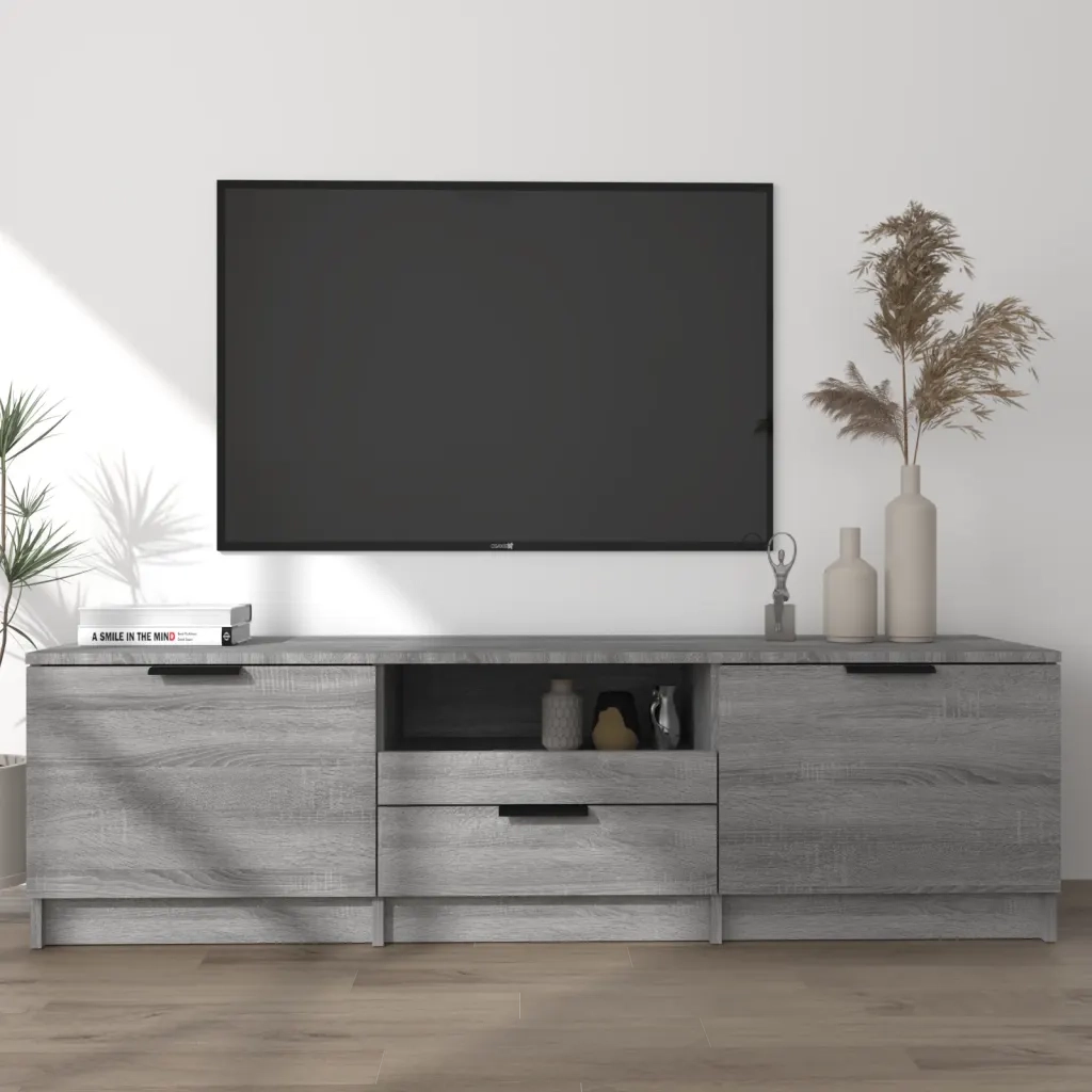 Mobile TV | Armadietto TV | Mobile Porta TV Grigio Sonoma 140x35x40 cm in Legno Ingegnerizzato